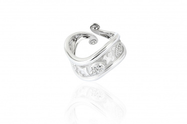 Carrera y Carrera Aqua White Gold Ring 