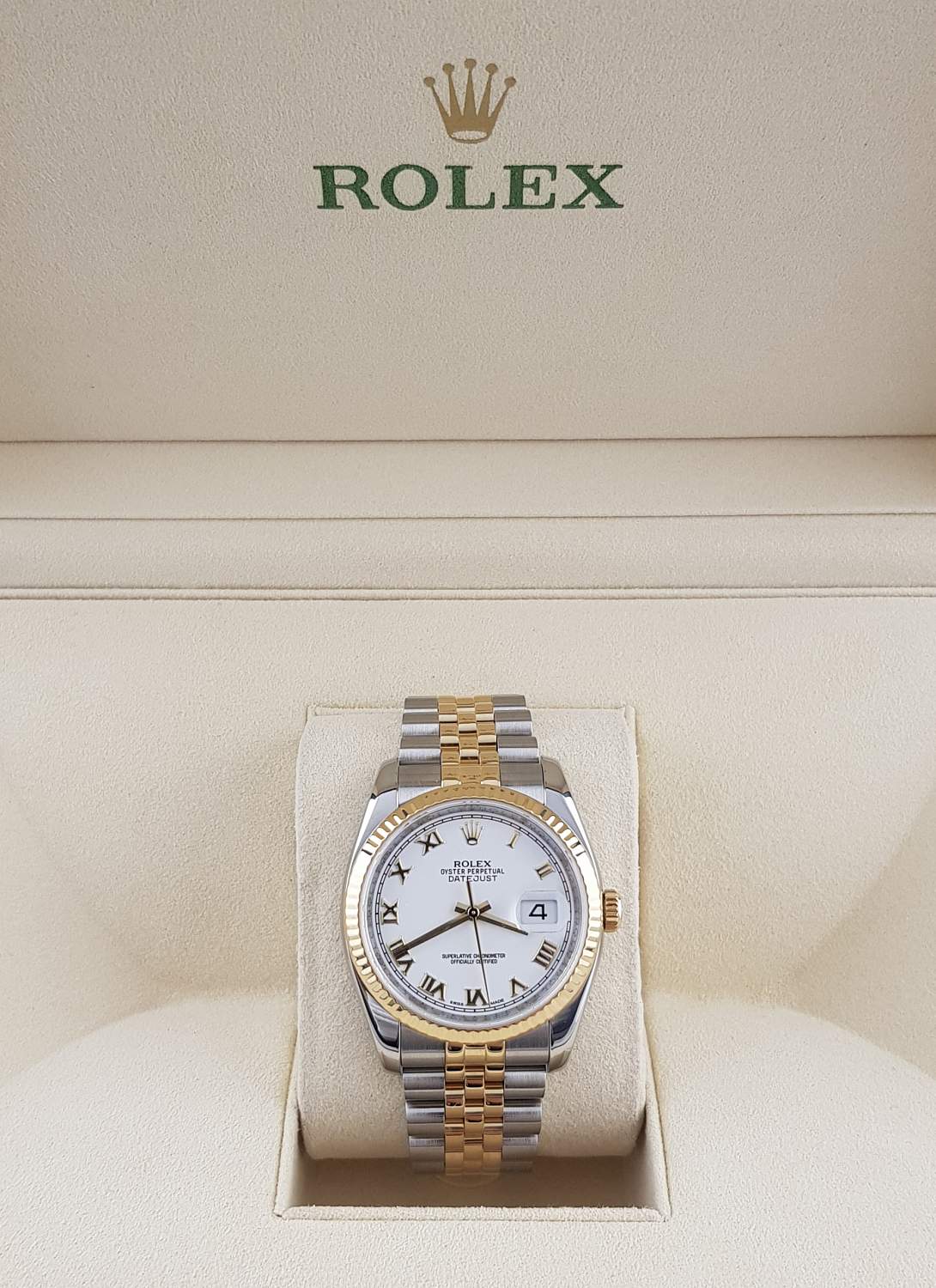 Datejust II 36mm Steel and Yellow Gold