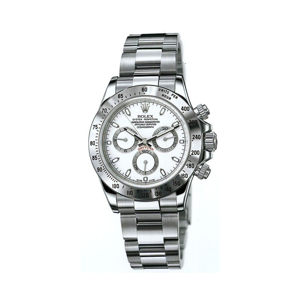 Rolex Daytona Cosmograph White Dial Stainless Steel 116520