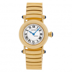 Cartier Diabolo Lady 18k Yellow Gold Quartz Papers Bj-1995 Bj-1995