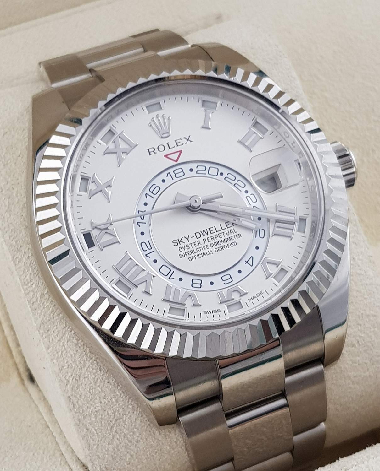 Sky-Dweller 42mm White Gold