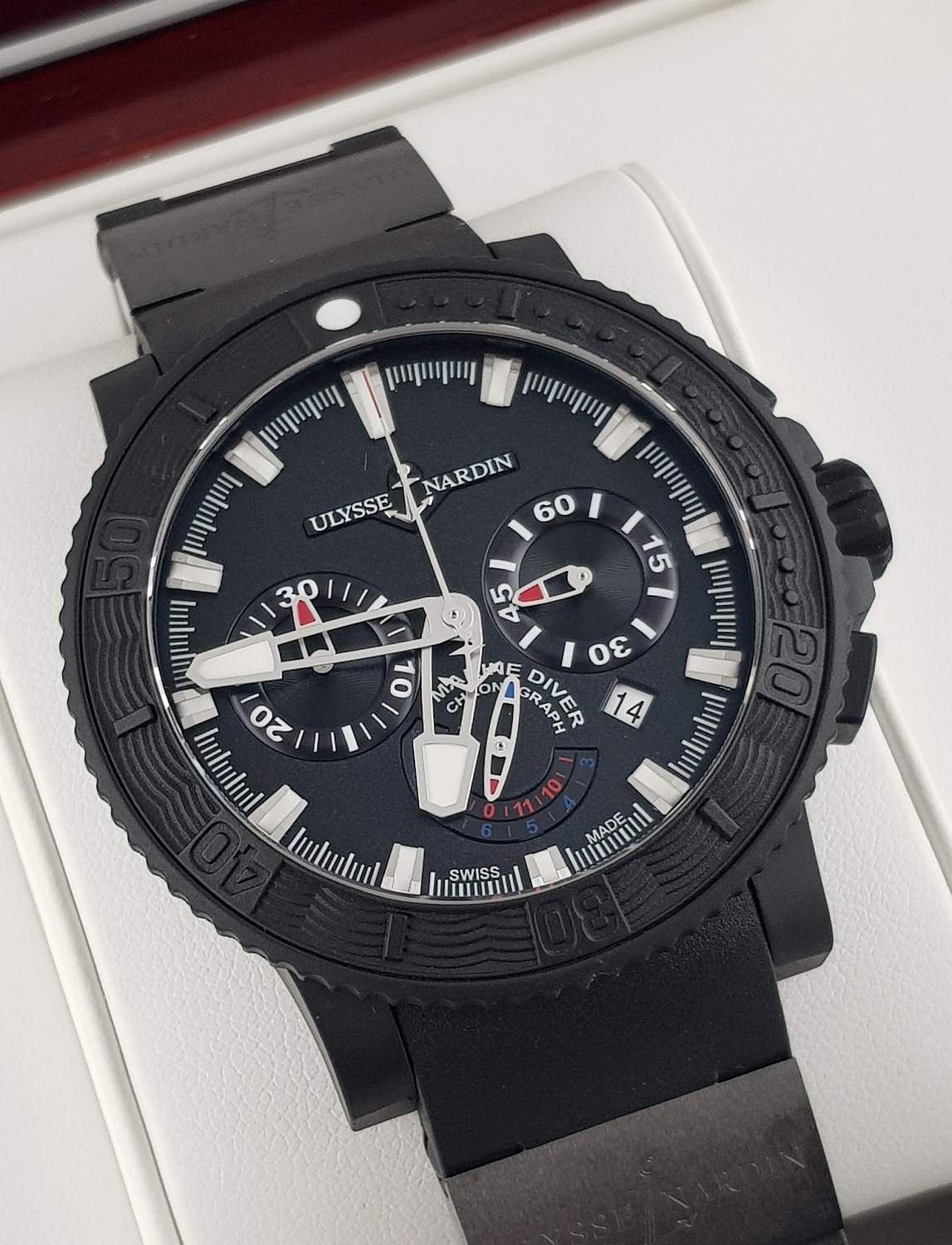 Maxi Marine Diver Black Sea Chronograph