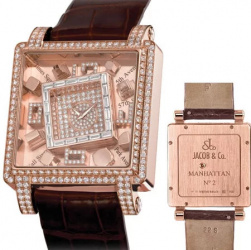 Jacob & Co Metropoli Manhattan Rose Gold 