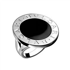 Bvlgari Bvlgari Bvlgari White Gold & Onyx Ring  