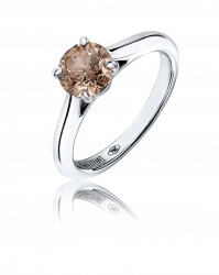 Palagiovani кольцо с бриллиантом 1,17ct Q-R-Brounish/I2 