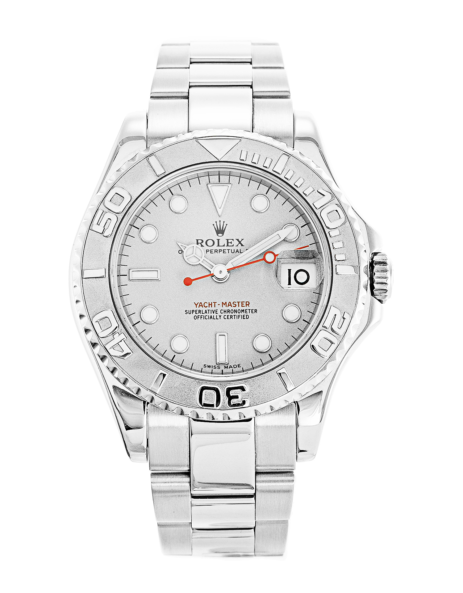 Rolex Yacht-Master 35 Platinum and Steel 168622