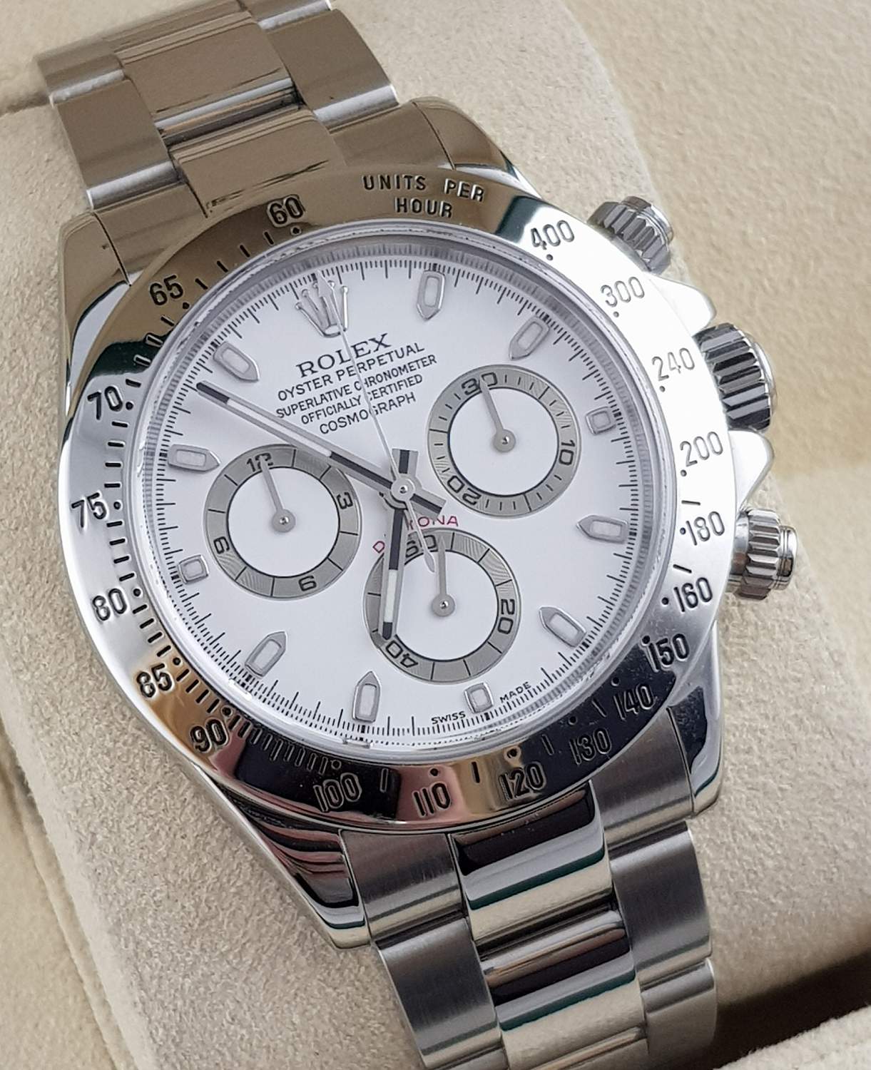 Daytona Cosmograph White Dial Stainless Steel