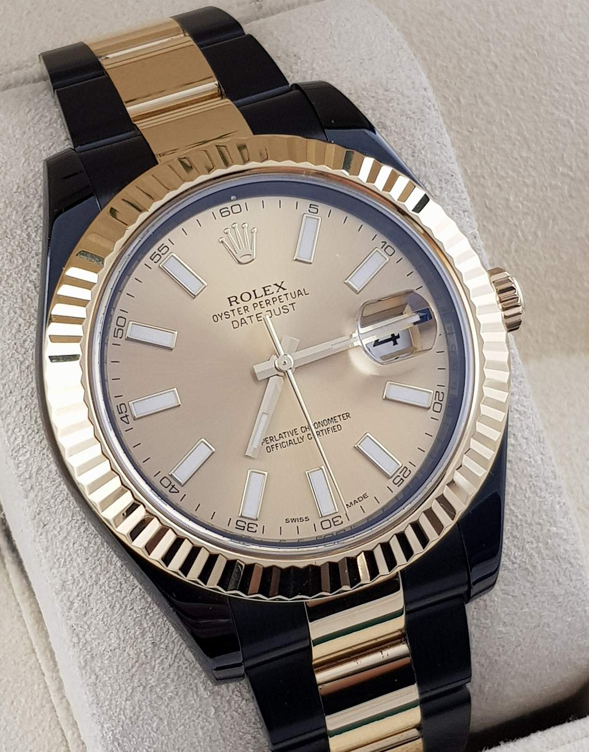 Datejust II 41mm Steel and Yellow Gold