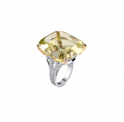 No name кольцо с бериллом 91,7ct 