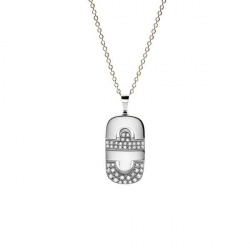 Bvlgari Подвеска Bvlgari Parentesi White Gold & Diamond Pendant 